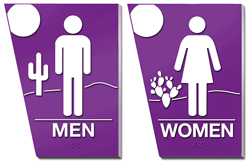 ADA Bathroom Signs for Tex/Mex Client